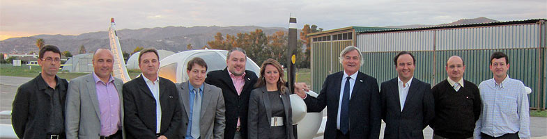 El Aeroclub de Castelln ofrece una visita area al Comit Evaluador de la Ciudad Europea del Deporte