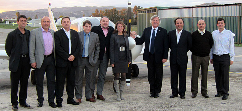 Visita del Comit Evaluador de ACES Europe al Aeroclub de Castelln