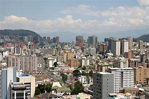 Vista panormica de la ciudad de Quito