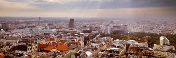 Vista panormica de la ciudad de Viena