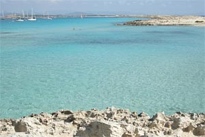 La playa de Ses Illetes en Formentera