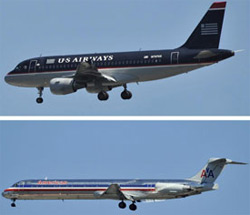 American Airlines y US Airways 