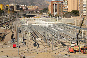 La estacin del AVE de Alicante el pasado mes de febrero