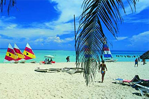 La playa de Varadero Cuba