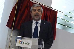Gerardo Manzano, representante para Espaa de Ceiba