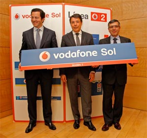 Presentacin  de la nueva modalidad de la estacin del metro de Vodafon  Sol 